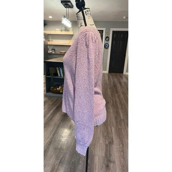 PAIGE Alicia Scalloped Neckline Sweater in Pink - Size Small - Picture 3 of 14